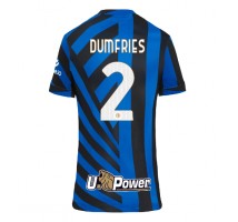 Inter Milan Denzel Dumfries #2 Koszulka Podstawowa damskie 2024-25 Krótki Rękaw